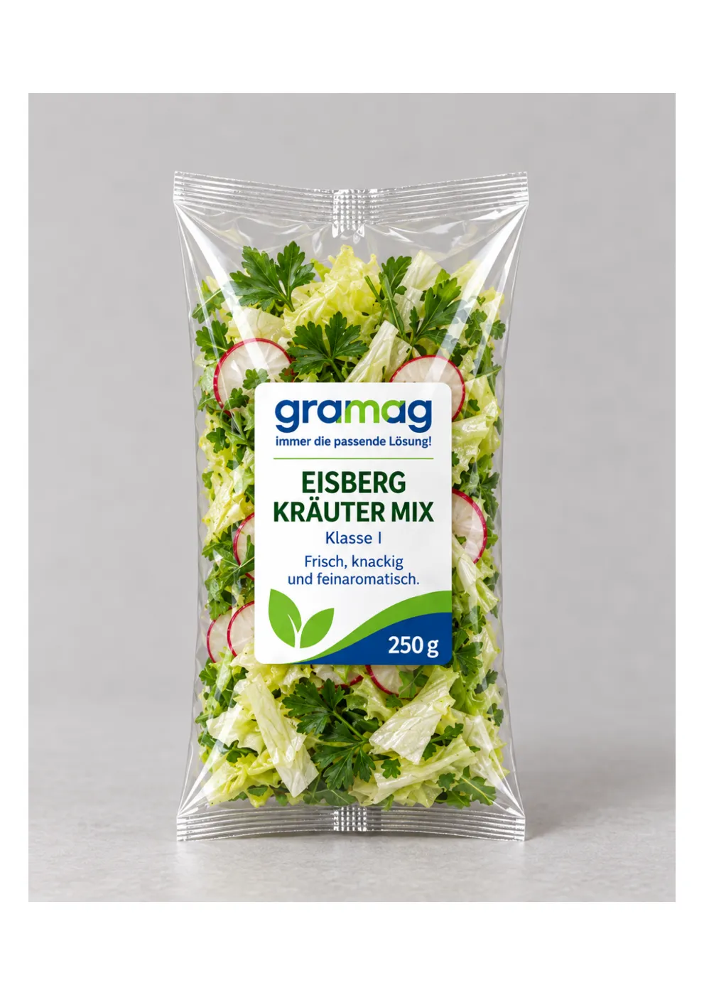 Eisberg-Kräuter-Mix 250 g im transparenten Beutel